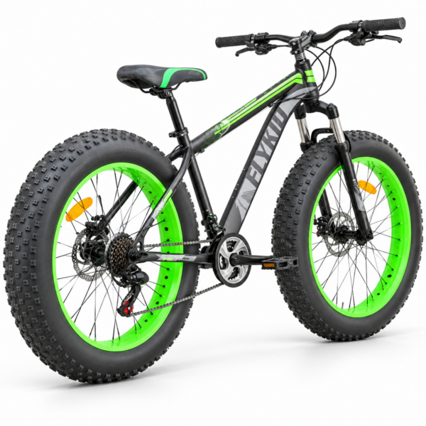 elykid_3 Bicicleta Elykid Aro 26 (Gris con Verde)